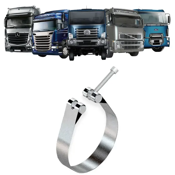 Cinta Inox Silencioso Escapamento Caminhão Volvo FH FM NH