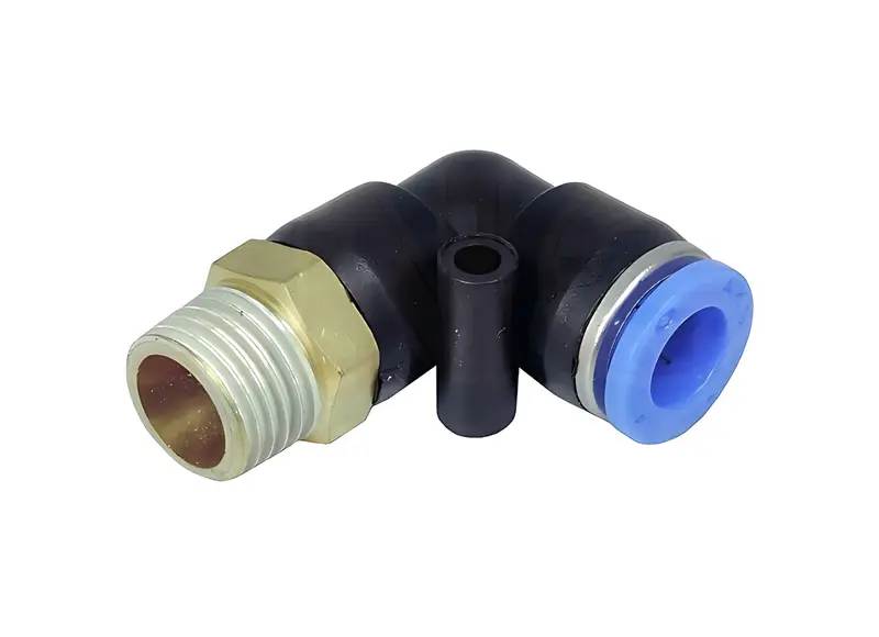 Conexao Cotovelo Rapido Macho 1/4 Npt para MB