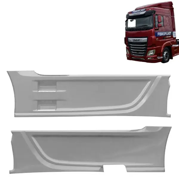 Defletor Carenagem Lateral Tanque para Caminhão DAF XF 6×4 3475 mm