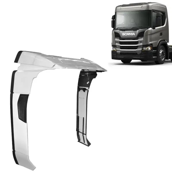 Defletor de ar Completo para Caminhão Scania G NTG após 2020 Com Filtro Lateral