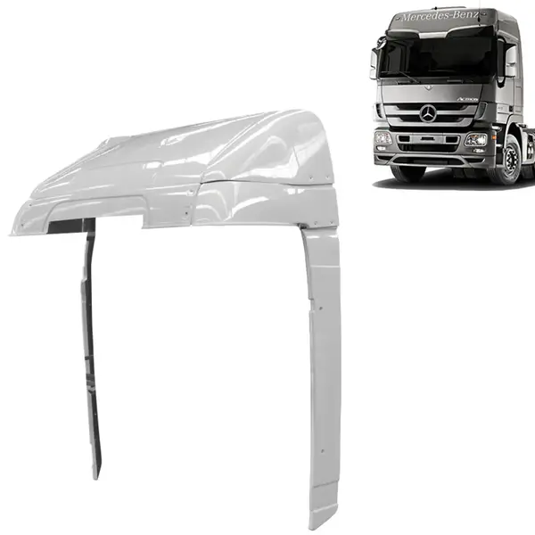 Defletor de Ar para Caminhão MB Actros Cabine Alta Completo com Regulagem