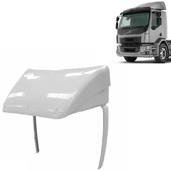 Defletor de Ar para Caminhão Volvo VM Cabine Leito Regulagem