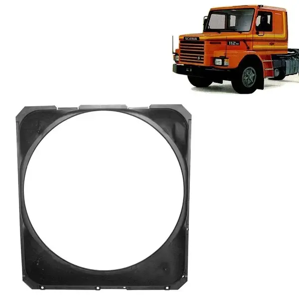 Defletor Radiador Intercooler em Fibra para Caminhão Scania T 112 / 113