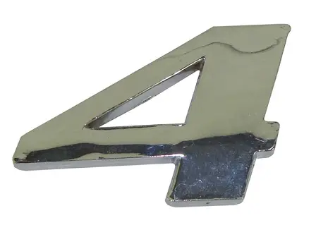 Emblema 4 Cromado Mercedes Axor