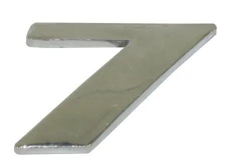 Emblema 7 Cromado Mercedes Axor/atego