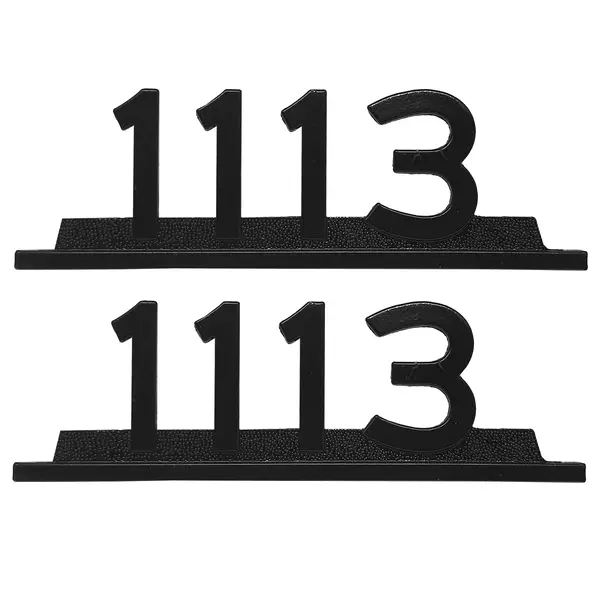 Emblema Caminhão MB 1113 Preto de Ferro Zamak Par