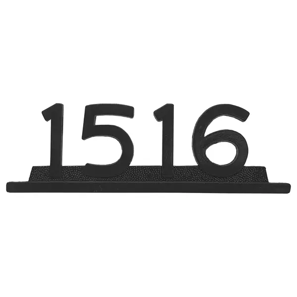 Emblema Caminhão MB 1516 Preto de Ferro Zamak c/ Presilha