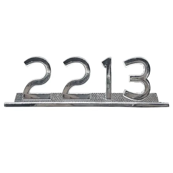 Emblema Caminhão MB 2213 Cromado de Ferro Zamak