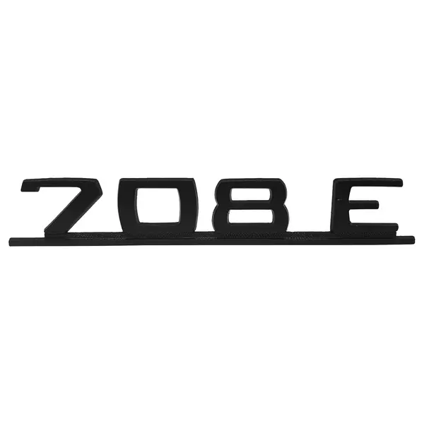 Emblema Caminhão MB 708E Preto de Ferro Zamak