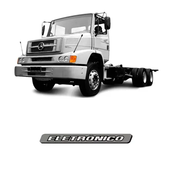Emblema Caminhão MB Eletronico Adesivo Resinado