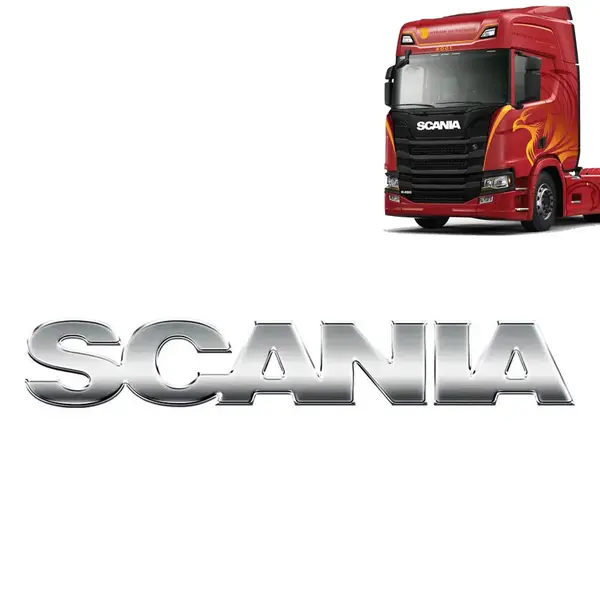 Emblema Cromado Grade Frontal para Caminhão Scania R / S NTG após 2020