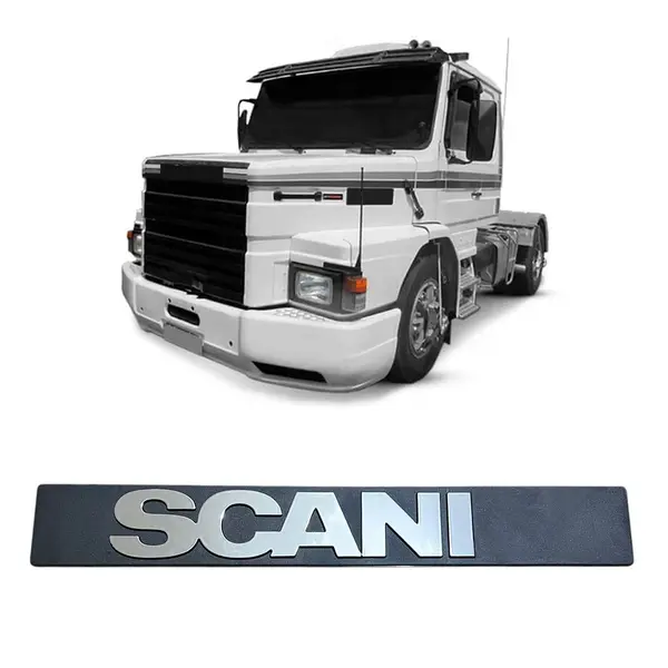 Emblema Frontal Caminhão Sc 112 113 Cromado