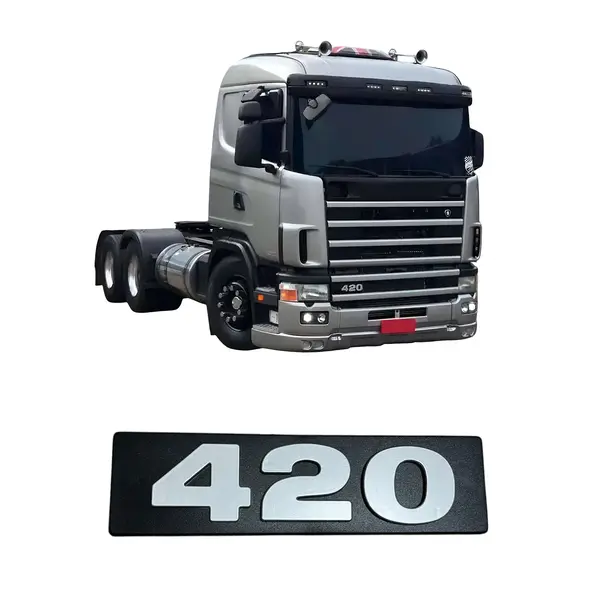 Emblema Frontal Grade 420 Caminhão Sc Série 4
