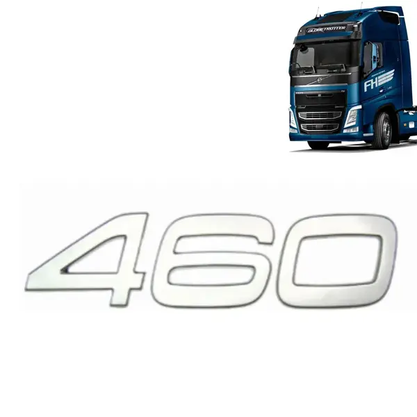 Emblema Letreiro Cromado para Caminhão Volvo FH 460 2015 á 2020 21443185