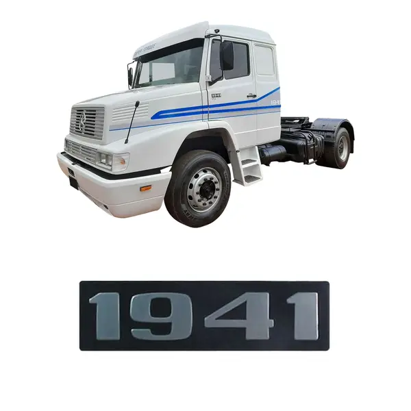 Emblema Plast C/relevo Prata MB 1941