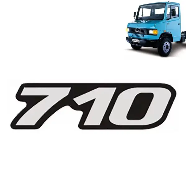 Emblema Resinado Lateral Para Caminhão MB 710