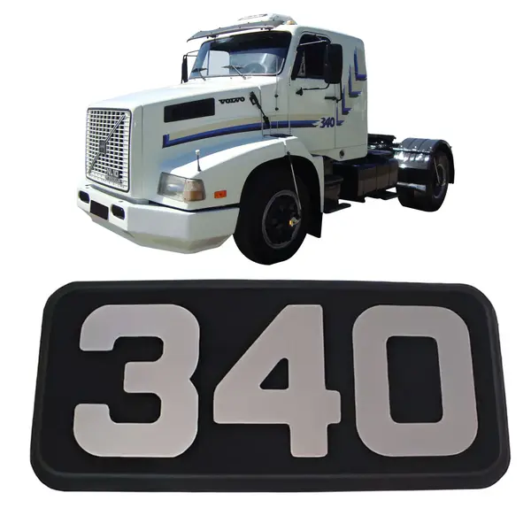 Emblema Volvo NL/edc N°340 Lateral Cabine