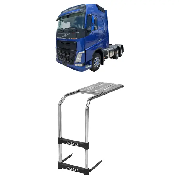 Escada Plataforma Tanque Arla Caminhão Volvo FH 2015 a 2021