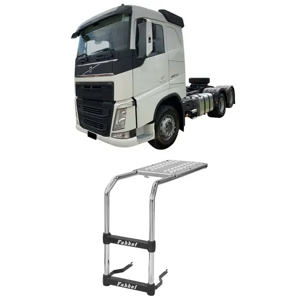 Escada Plataforma Volvo FH 2015... Tanque Arla 60LT Cromada
