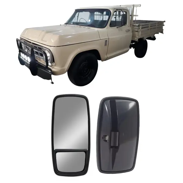 Espelho Retrovisor Avulso Bipartido Modelo Chevrolet C10 / D10