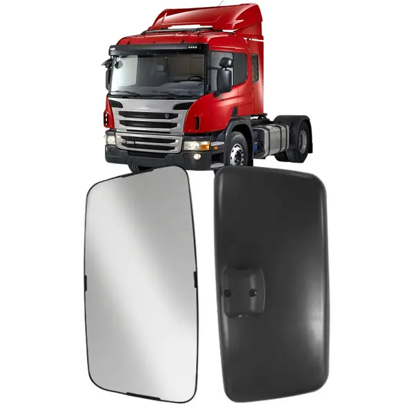 Espelho Retrovisor Bilateral para Caminhão SC S5 P 2007-2018 com Alta Visibilidade e Resistência