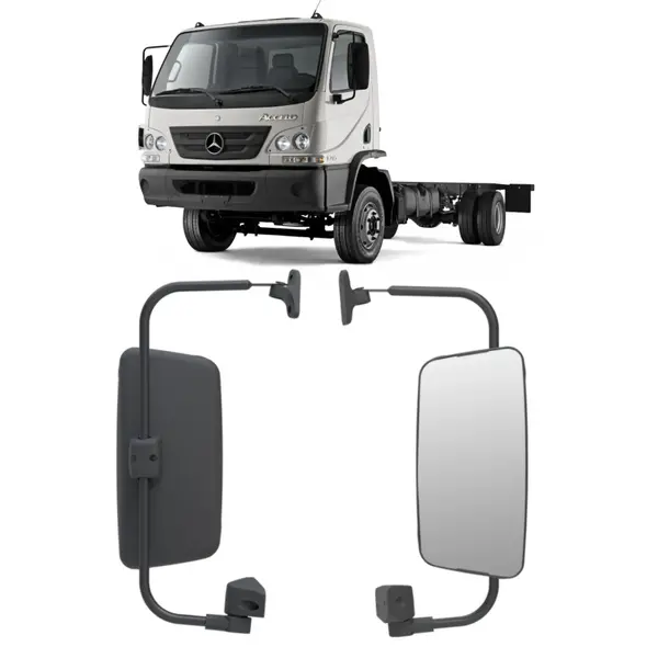 Espelho Retrovisor Completo Convexo MB Accelo 2020 L/D - Visão Ampliada e Durabilidade