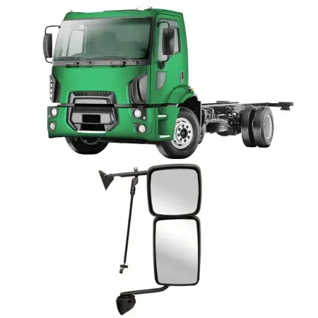 Espelho Retrovisor Convexo Caminhão Ford Cargo a Partir 2013... Completo L/e