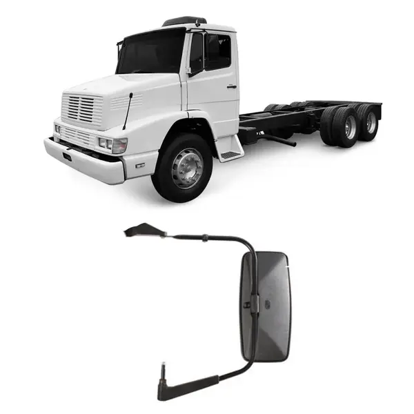 Espelho Retrovisor Convexo Completo Caminhão MB 1618 / 1218 L/e