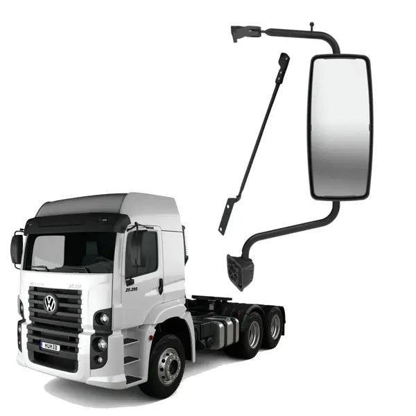 Espelho Retrovisor Convexo VW Constellation até 2021 L/E - Visão Ampliada e Durabilidade