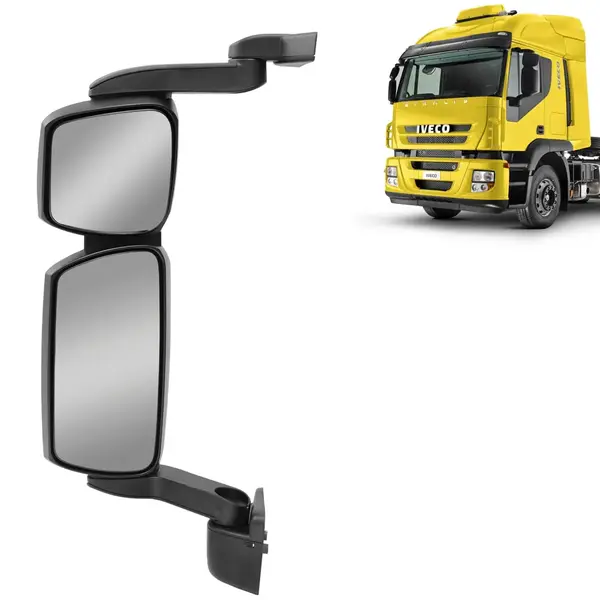 Espelho Retrovisor para Caminhão Iveco Stralis / Tector / Cursor Lado Esquerdo