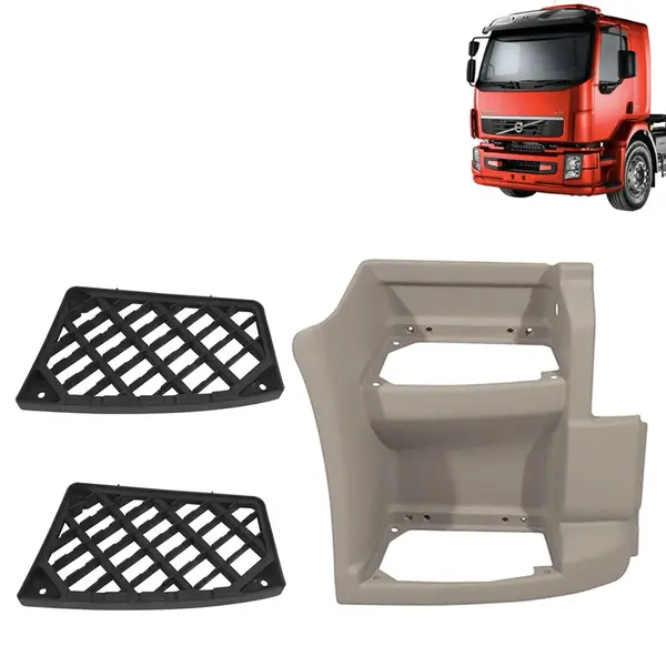 Estribo Cabine para Caminhão Volvo VM 2006 á 2019 Lado Direito com Pisantes