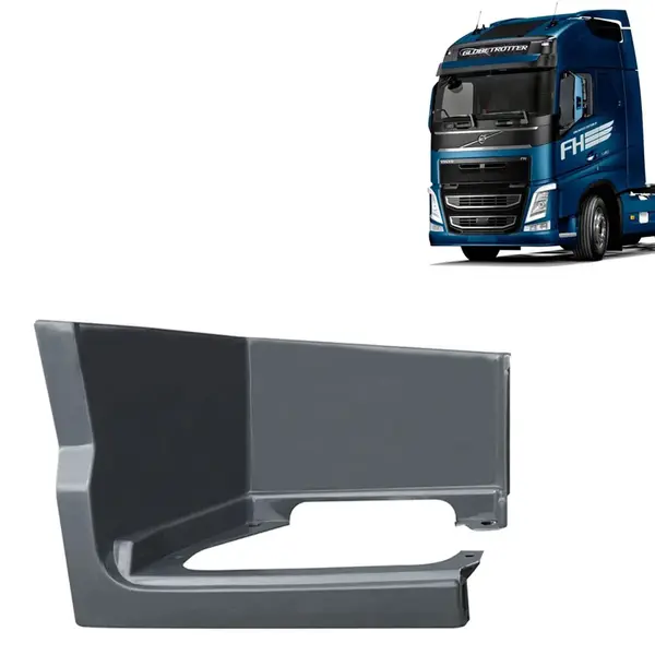 Estribo Inferior Cabine para Caminhão Volvo FH após 2015 Lado Direito