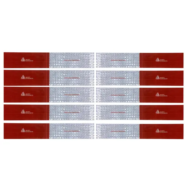 Faixa Refletiva Avery Caminhão Bau Carreta Sider KIT 10 Pç