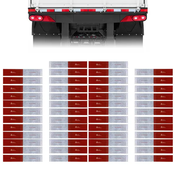 Faixa Refletiva Avery Caminhão Bau Carreta Sider KIT 50 Pç