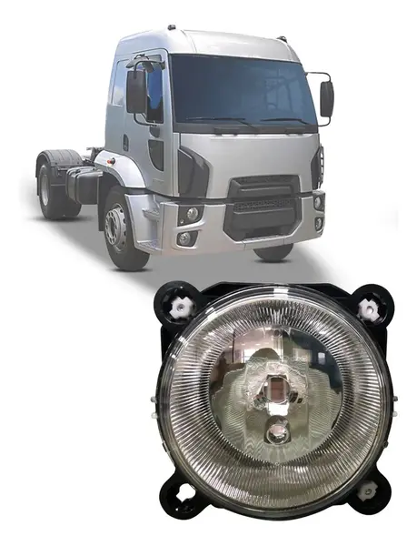 Farol Alto Lado Esquerdo Compatível Ford Cargo 1317 1319 2429 2628 2622 2629 3132 Após 2012