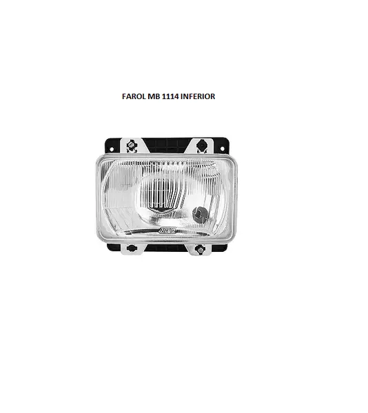 Farol MB 1313 1513 1114 1519 Inferior LE Aro Cromado F31VSC 3318208961