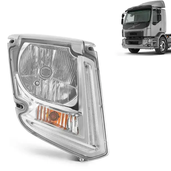 Farol Principal LED para Caminhão Volvo VM após 2014 Lado Direito 82532284