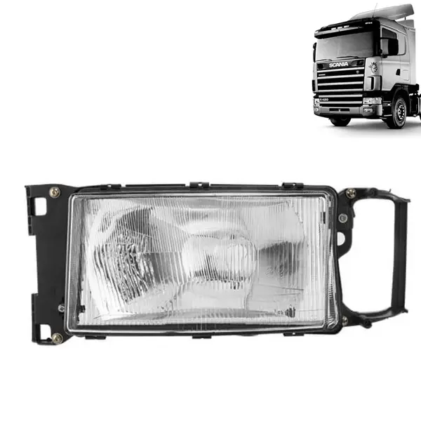 Farol Principal para Caminhão Scania S4 S5 até 2009 Lado Esquerdo