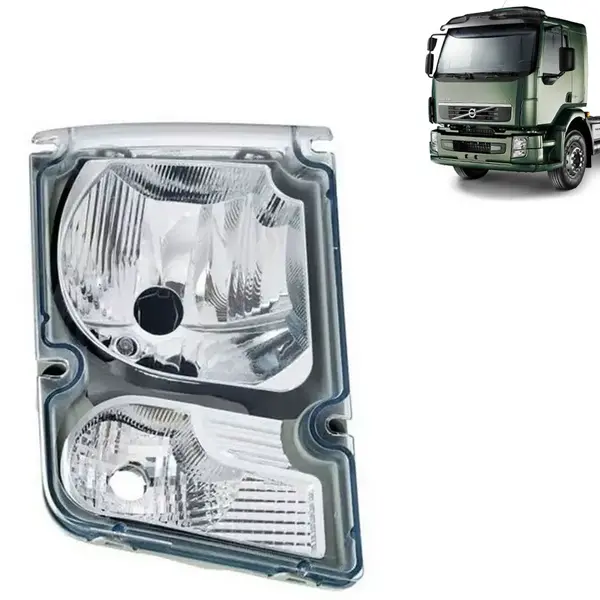 Farol Principal para Caminhão Volvo VM Até 2014 Lado Direito 89210728 MK