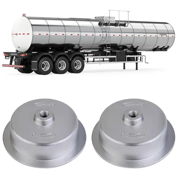 Flange Rodoar Roda Cubo Carreta Randon Nova Pneu Single (KIT c/ 2)