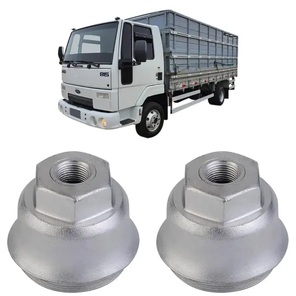 Flange Rodoar Roda Cubo Dianteira Caminhão Ford Cargo 815 (KIT c/ 2)