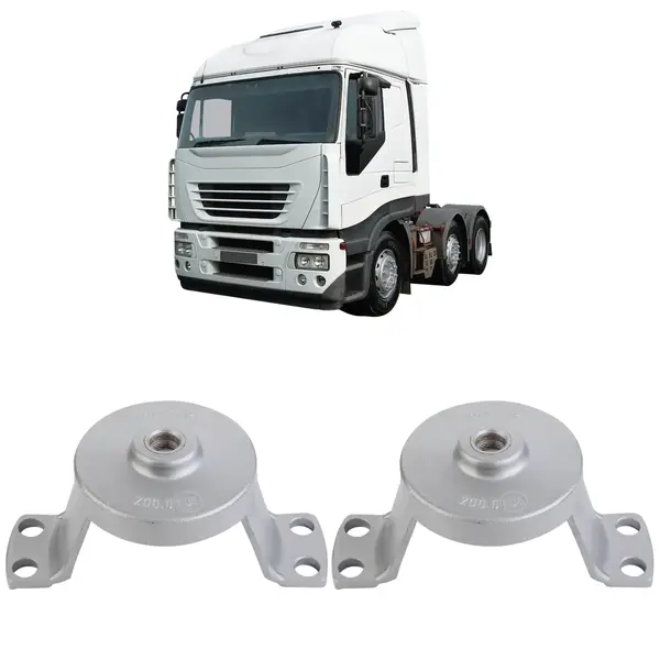 Flange Rodoar Roda Cubo Traçao Caminhão Ivco Stralis (KIT c/ 2)