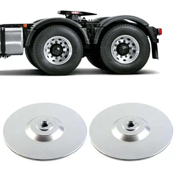 Flange Rodoar Roda Cubo Traçao Caminhão Universal 26CM (KIT c/ 2)
