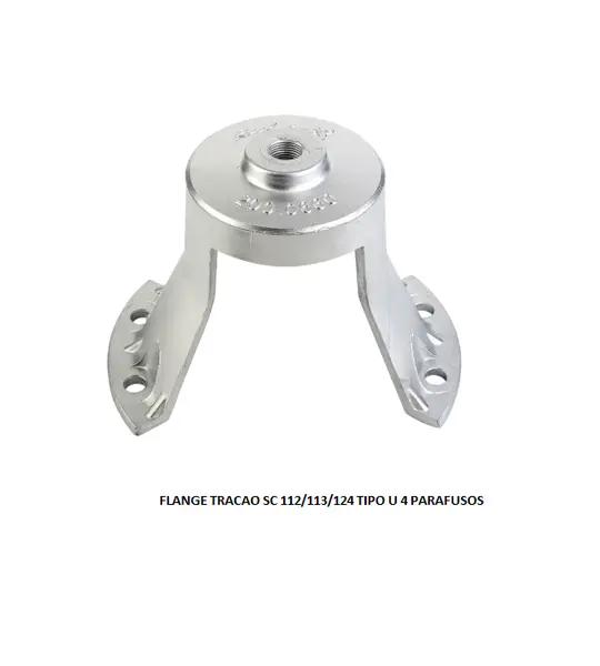 Flange Tracao Sc 112/113/124 Tipo U 4 Parafusos