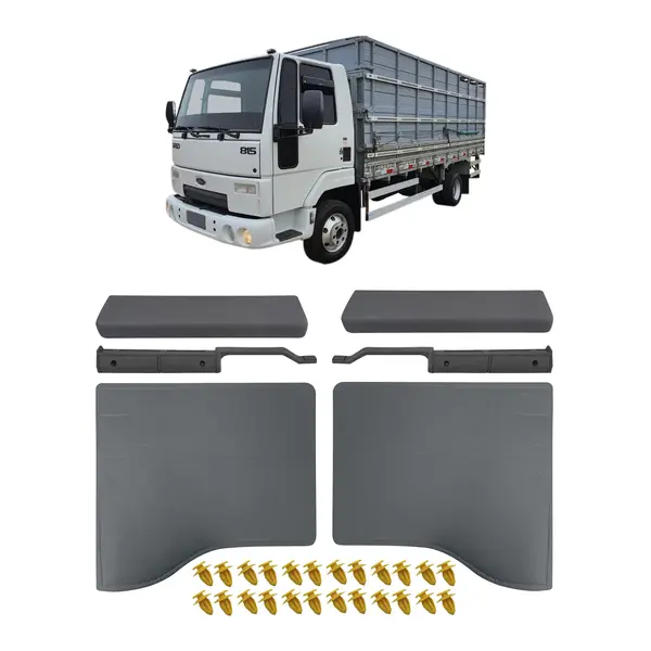 Forro Porta Caminhão Ford Cargo c/ Braço Almofada Presilhas