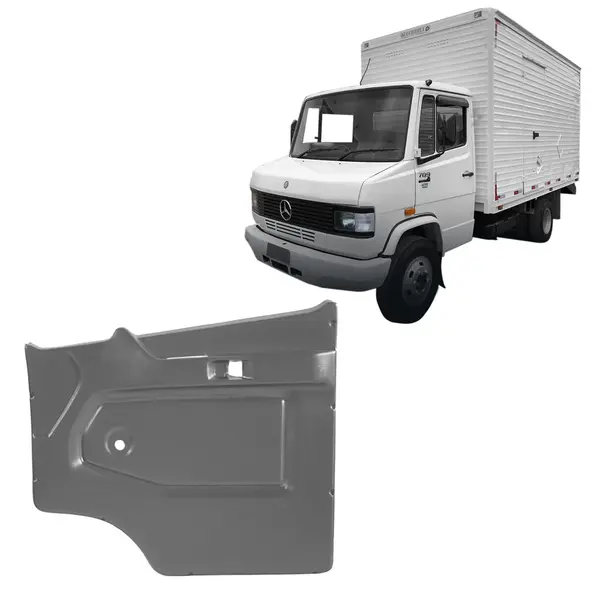 Forro Porta Caminhão MB 709 1621 2325 1618 1941 Cinza L/d