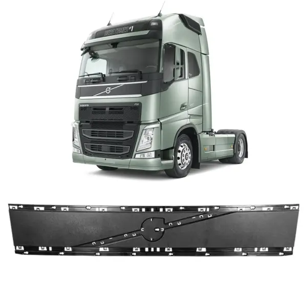 Grade Frontal para Caminhão Volvo FH 2015 a 2021 em Plástico Resistente