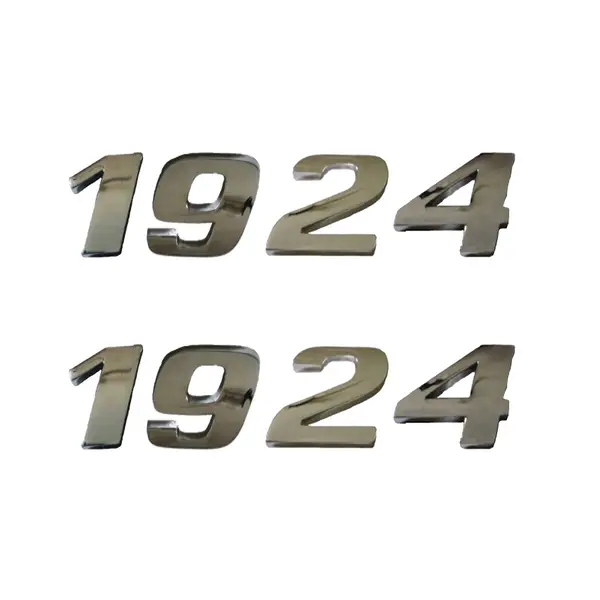 Jogo Emblema Adesivo Cromado Caminhão MB 1924
