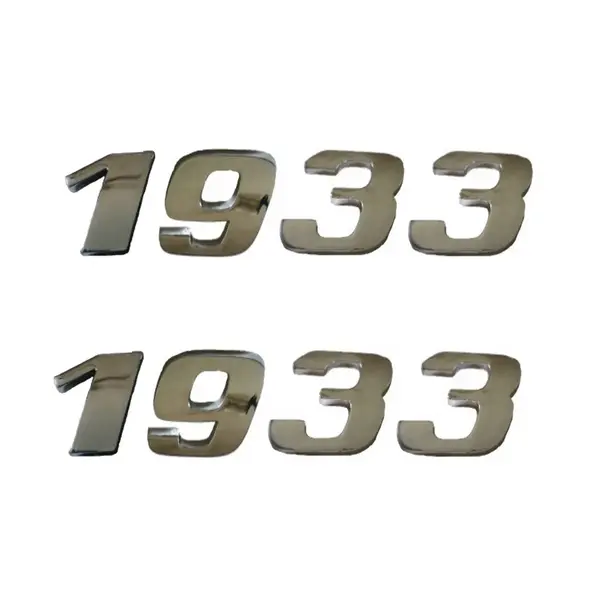 Jogo Emblema Adesivo Cromado Caminhão MB 1933
