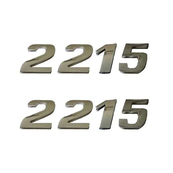 Jogo Emblema Adesivo Cromado Caminhão MB 2215